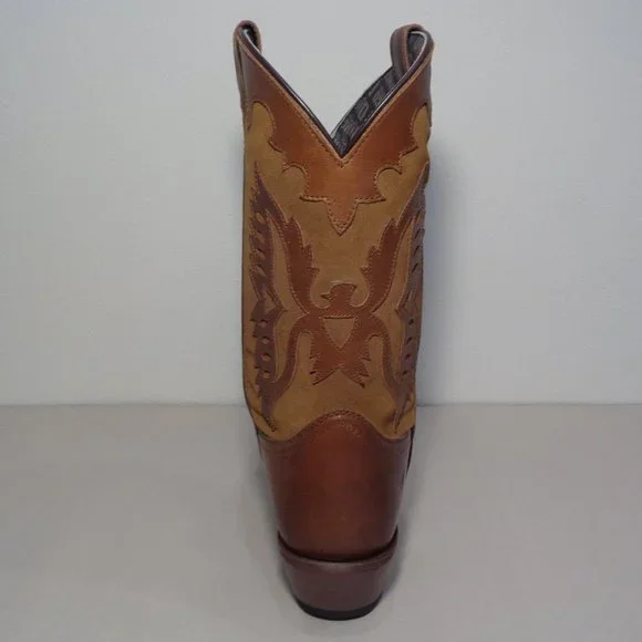Dingo Size 13 M SILVERLAKE Tan Leather Cowboy Western Boots New Men's Shoes